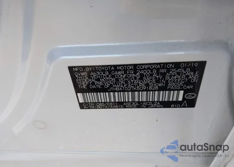 2019 Lexus Is 300 from USA, damaged, VIN JTHBA1D27K5091828